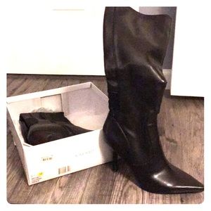 Nine West Brandey dark brown boot, size 8.5